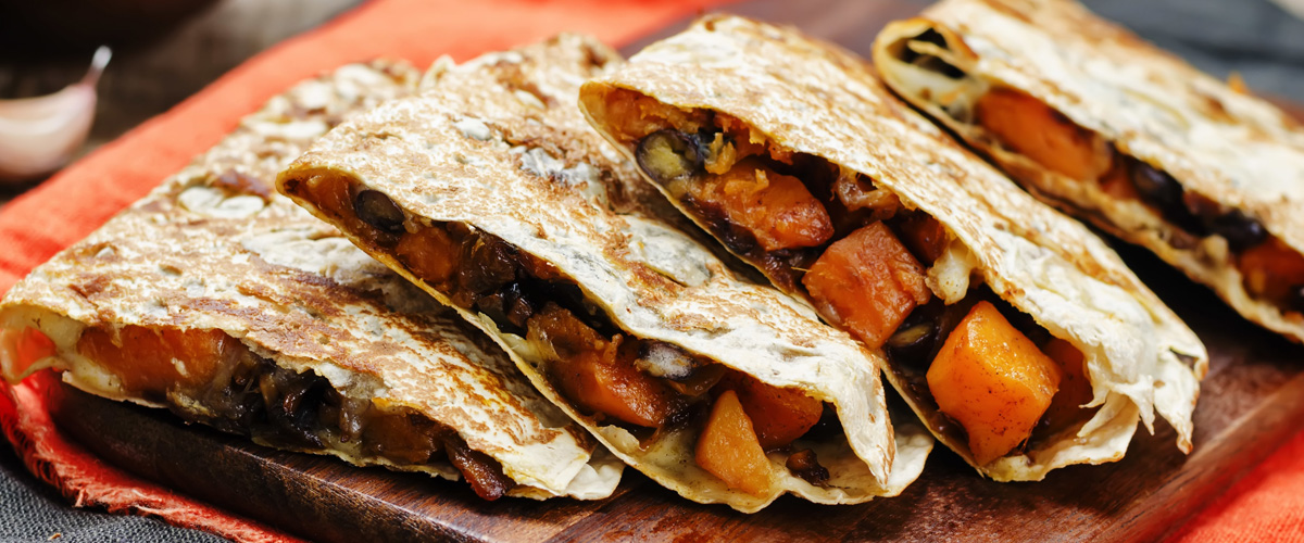 Black Bean and Sweet Potato Quesadillas The Rhode Ahead