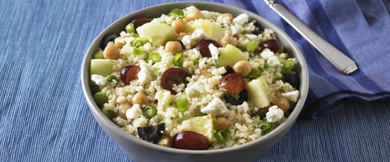 Mediterranean Couscous Salad With Chickpeas