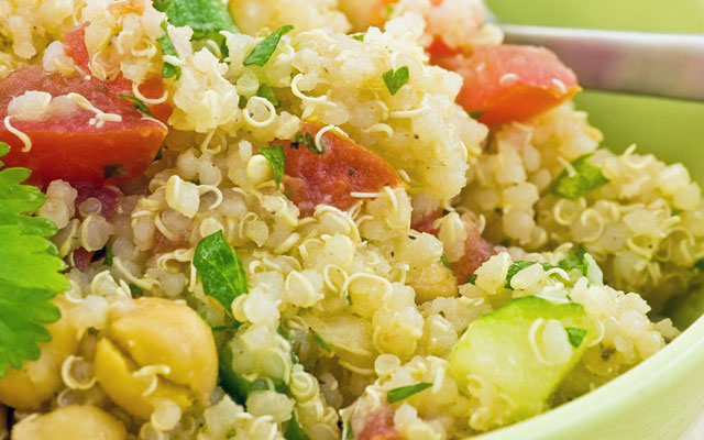 Quinoa Salad with Lemon Tahini
