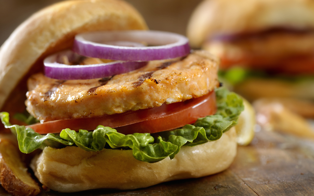 Salmon burgers