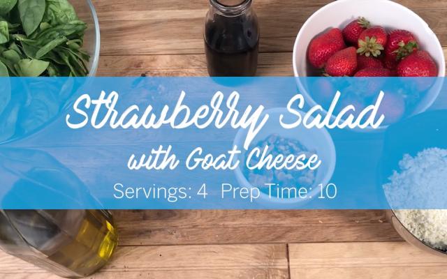 Strawberry & Goat Cheese Salad video