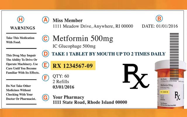 Rx label