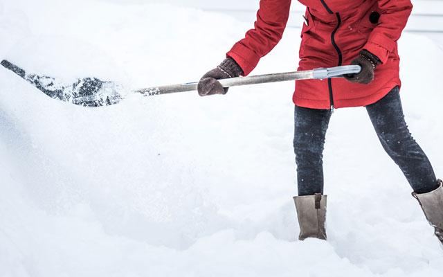 How to Shovel Snow Safely