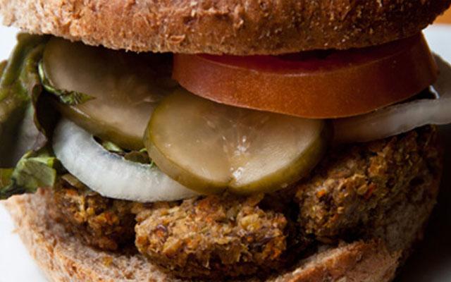 Candle Café Brown Rice and Lentil Burgers