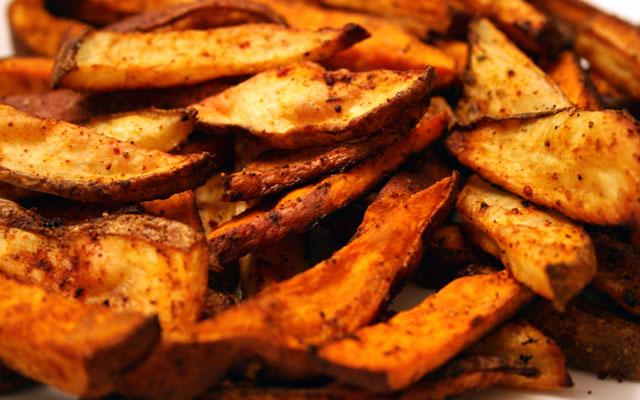 Roasted Sweet Potato Wedges 