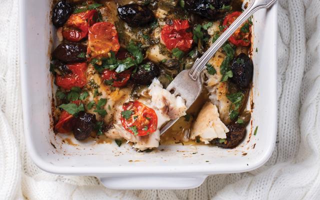 Tilapia with tomatoes
